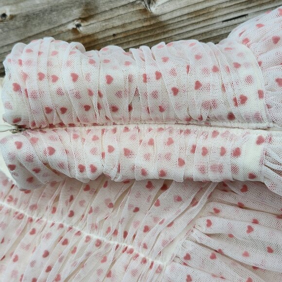 BEAUTIFUL Witley Dress in Hearts by Noralee Girls Size 10 - Picture 5 of 10